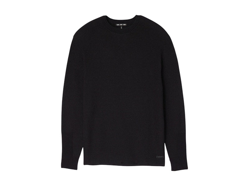 Sun Day Red x Tiger Woods 3D Knit Weather Crew Black