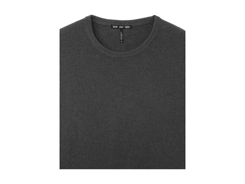 Sun Day Red x Tiger Woods 3D Tour Cashmere Crew Charcoal