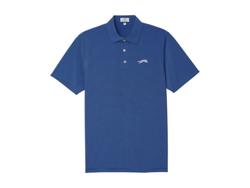 Sun Day Red x Tiger Woods Fairway Repeat Polo Blue Navy Stripe