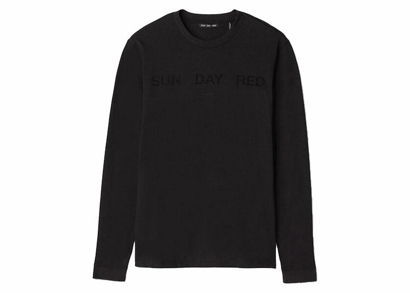 Sun Day Red x Tiger Woods Long Sleeve Dark Nebula T-Shirt Black