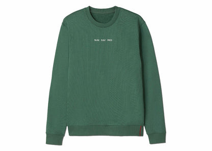Sun Day Red x Tiger Woods Pines Luare Heavyweight Crew Pine/Needle