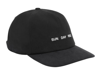 Sun Day Red x Tiger Woods Wordmark Adjustable Dad Hat Black