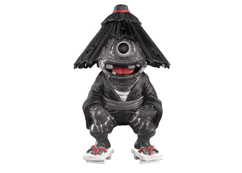 Super Kaiju Corps Mighty Jaxx Amefuri Kozou Figure