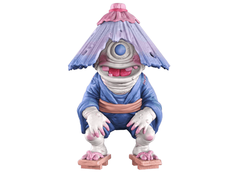 Super Kaiju Corps Mighty Jaxx Sakura Kozou Figure