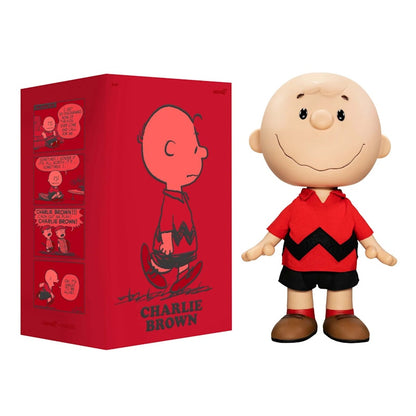 Super7 Peanuts Supersize Charlie Brown Action Figure Red