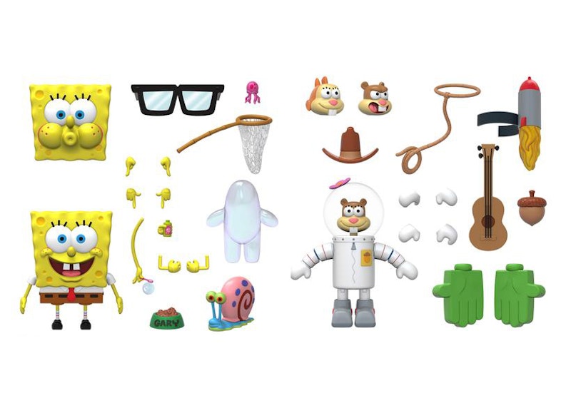 Super7 SpongeBob SquarePants Ultimates! Wave 1 2-Pack Action Figure
