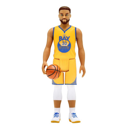 Super7 Supersports NBA Golden State Warriors Stephhen Curry Action Figure Yellow