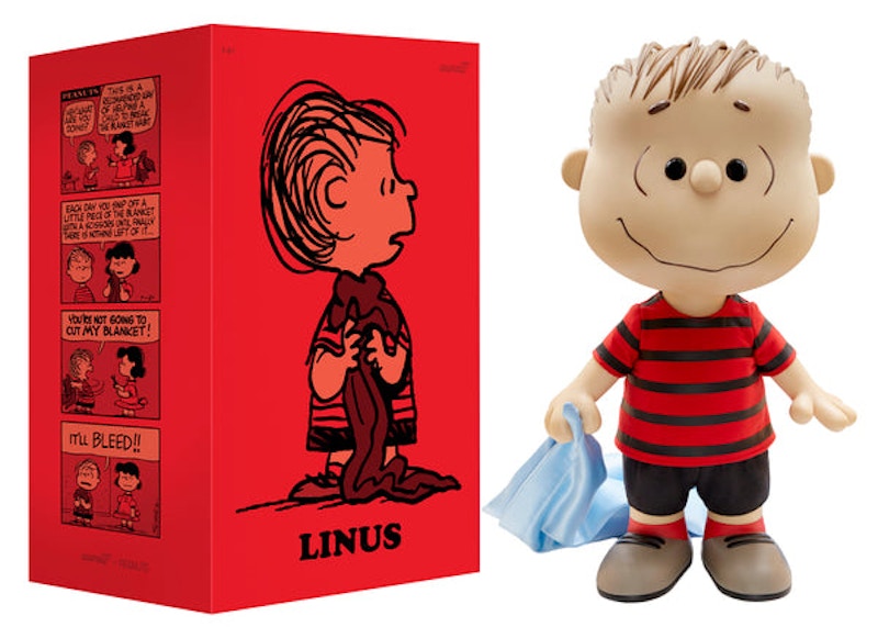 Super7 x Peanuts Linus With Blanket Figure Red