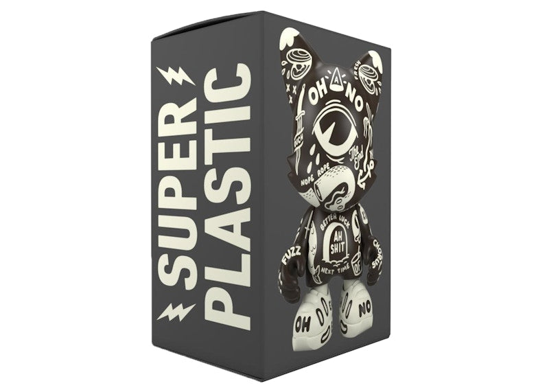 Superplastic Oh-No Blackout Uberjanky 15" by McBess Figure Black/Cream