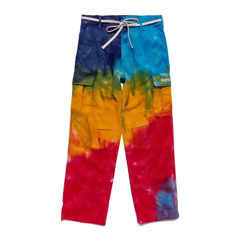 Supervsn Studio Field Cargo Pants Tie Dye