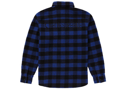 Supreme 1-800 Buffalo Plaid Shirt Royal