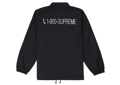 Supreme 1-800 Coaches Jacket Black