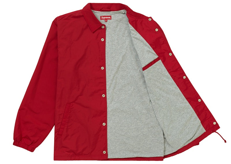 Supreme 1-800 Coaches Jacket Red