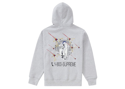 Supreme 1-800 Hooded Sweatshirt Heather Grey