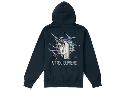Supreme 1-800 Hooded Sweatshirt Navy