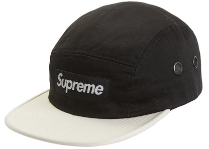 Supreme 2-Tone Camp Cap Black
