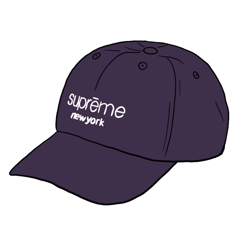 Supreme 2-Tone Canvas 6-Panel Blue