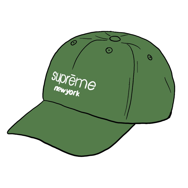 Supreme 2-Tone Canvas 6-Panel Green
