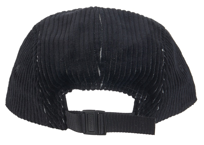 Supreme 2-Tone Corduroy Camp Cap Black