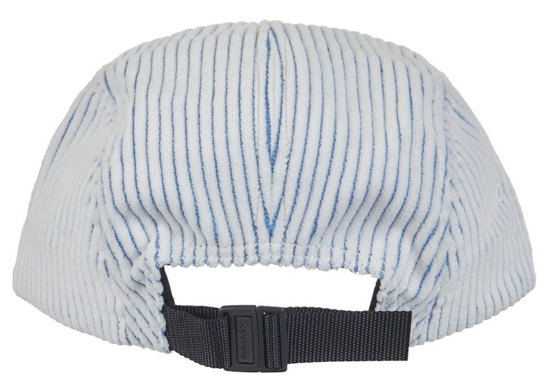 Supreme 2-Tone Corduroy Camp Cap White