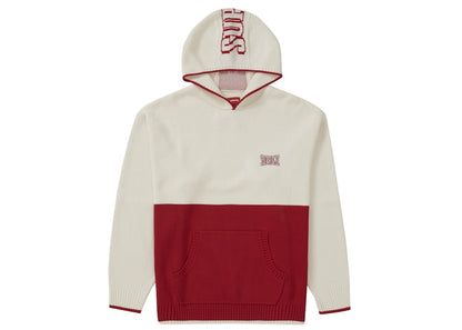 Supreme 2-Tone Hooded Sweater White