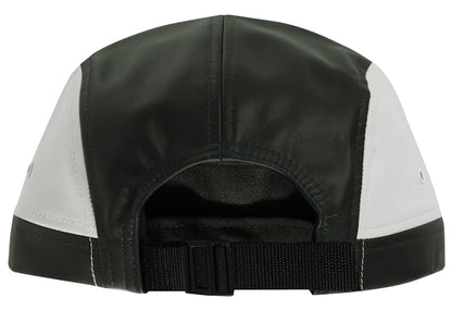 Supreme 2-Tone Leather Camp Cap Dark Green