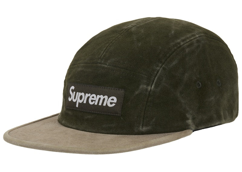 Supreme 2-Tone Moleskin Camp Cap Olive