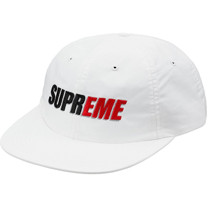 Supreme 2-Tone Nylon 6-Panel White