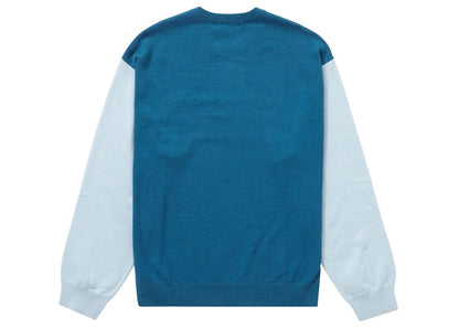 Supreme 2-Tone Sweater Light Blue