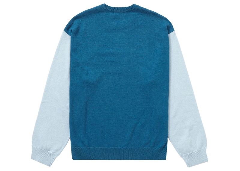 Supreme 2-Tone Sweater Light Blue