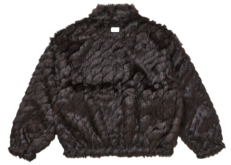 Supreme 2-Tone WINDSTOPPER Faux Fur Jacket Black