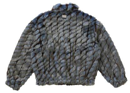 Supreme 2-Tone WINDSTOPPER Faux Fur Jacket Blue
