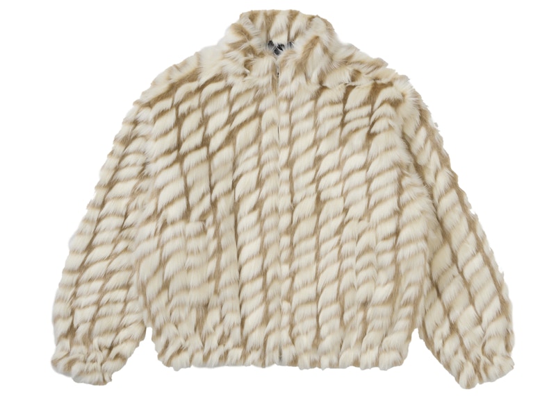 Supreme 2-Tone WINDSTOPPER Faux Fur Jacket Tan