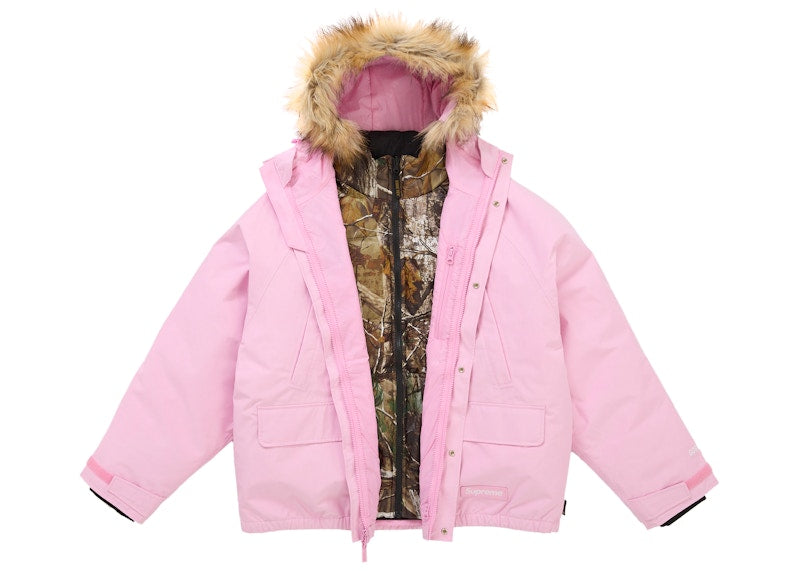 Supreme 2-in-1 GORE-TEX Parka + Reversible 700-Fill Down Liner Jacket Light Pink