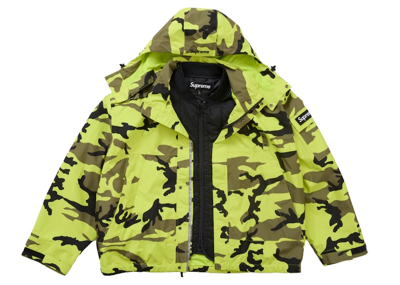 Supreme 2-in-1 GORE-TEX Shell + Quilted Liner Vest Fluorescent Camo