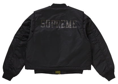 Supreme 2-in-1 MA-1 + Vest Black