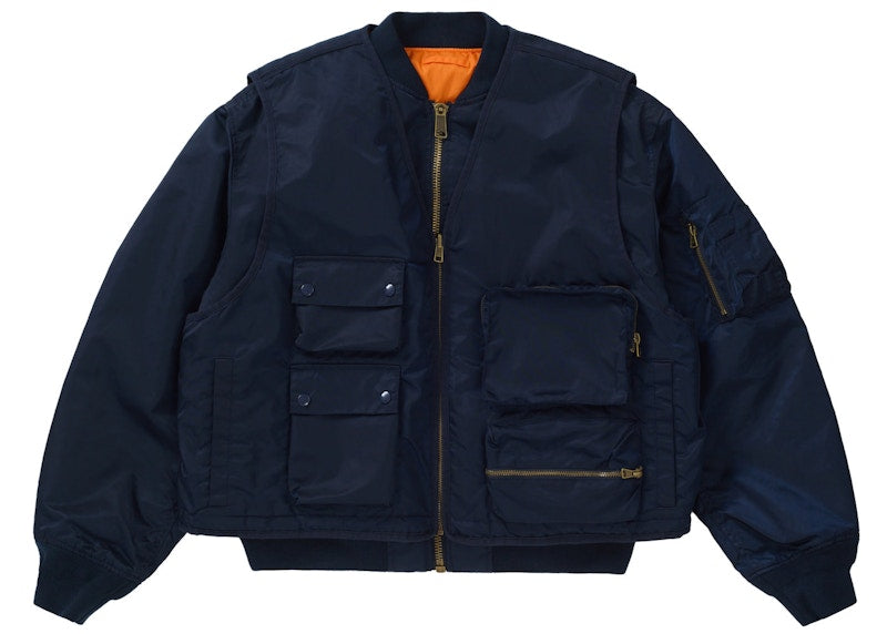 Supreme 2-in-1 MA-1 + Vest Navy