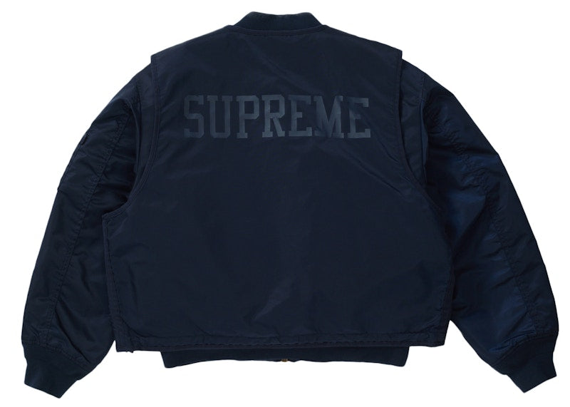 Supreme 2-in-1 MA-1 + Vest Navy