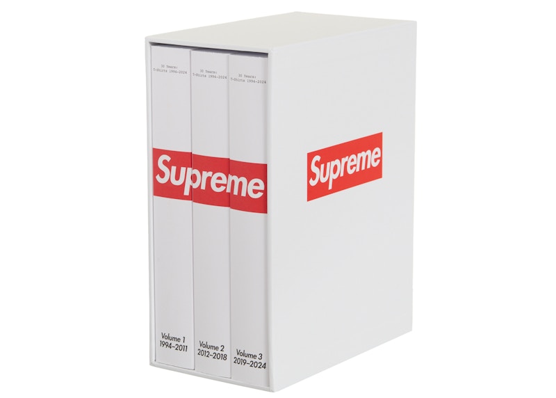 Supreme 30 Years: T-Shirts 1994-2024 Book Set White