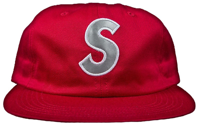 Supreme 3M Reflective S Logo 6 Panel Red