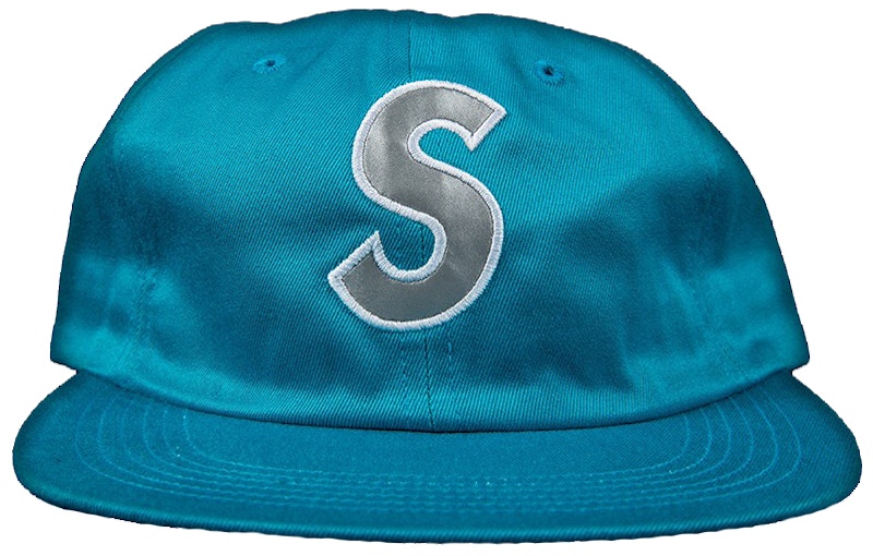 Supreme 3M Reflective S Logo 6 Panel Teal