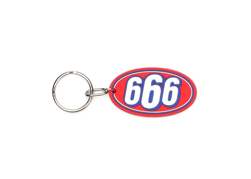 Supreme 666 Keychain Red