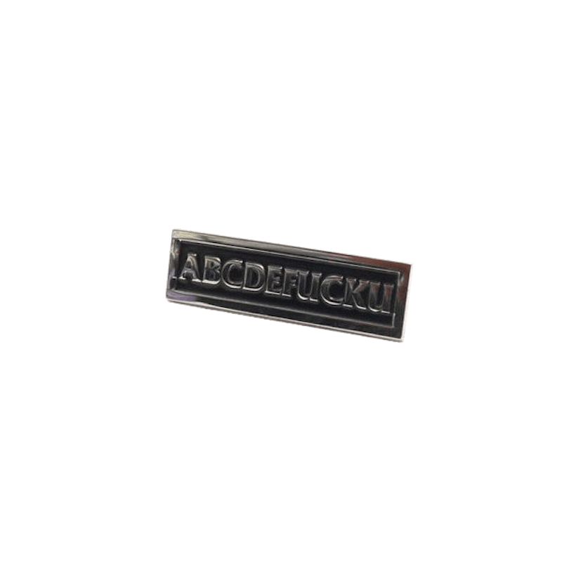 Supreme ABC Pin Silver