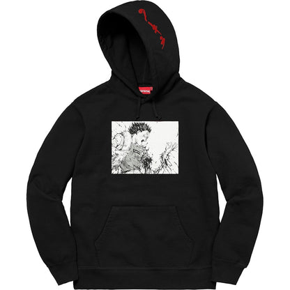 Supreme AKIRA Arm Hooded Sweatshirt Black