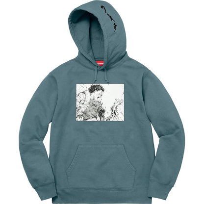 Supreme AKIRA Arm Hooded Sweatshirt Slate