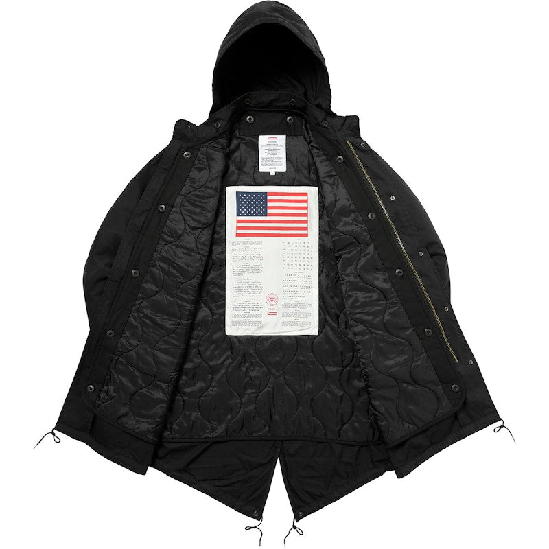 Supreme AKIRA Fishtail Parka Black