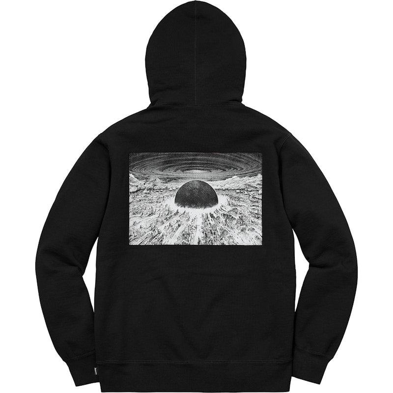 Supreme AKIRA Patches Hooded Sweatshirt Black