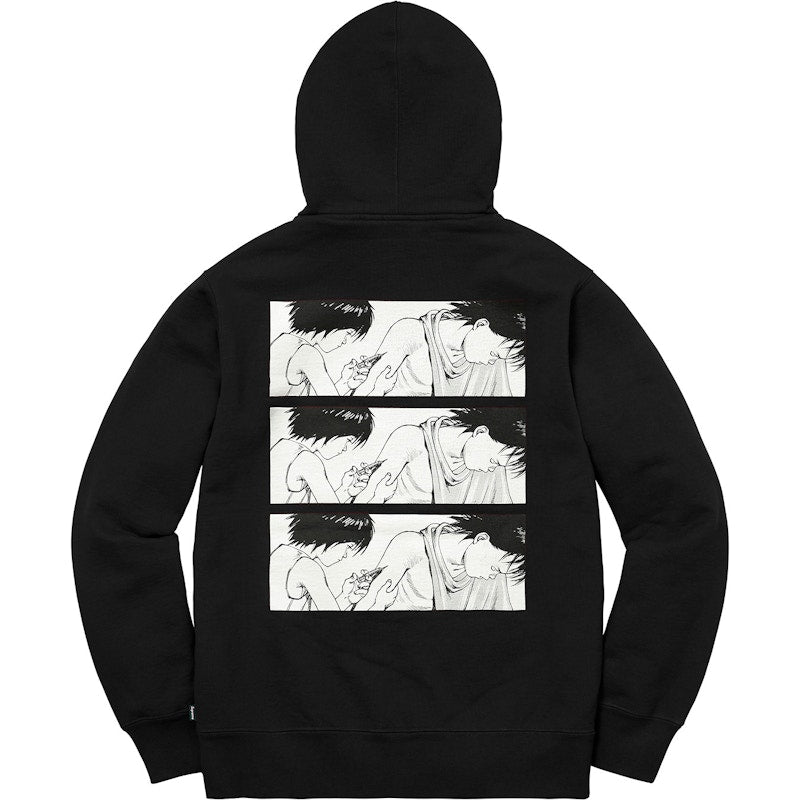 Supreme AKIRA Syringe Zip Up Sweatshirt Black
