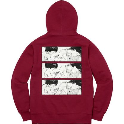 Supreme AKIRA Syringe Zip Up Sweatshirt Cardinal