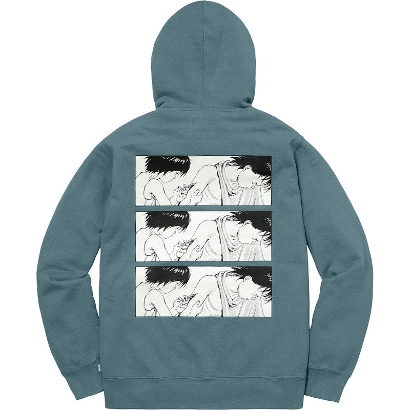 Supreme AKIRA Syringe Zip Up Sweatshirt Slate